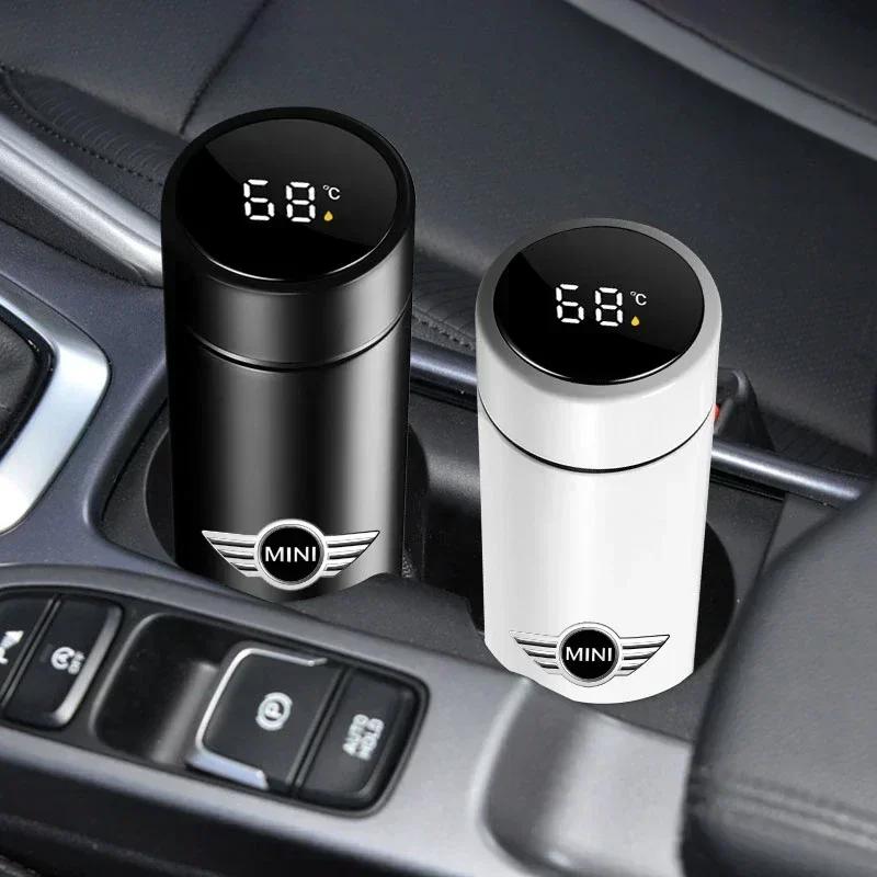 X4 X5 X6 2025 For BMW MINI Car For BMW Car Smart Thermos Bottle With Temperature Display Coffee Cup For BMW Mini Cooper R56 R50