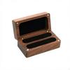 Band Box Wooden with Slots Double Slot Display Case for Couples, Brides, Wedding Ceremony,