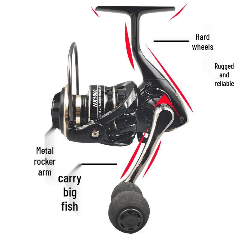 Helmetall NX Langkast Spinnfiskesnelle for Sjøfiske