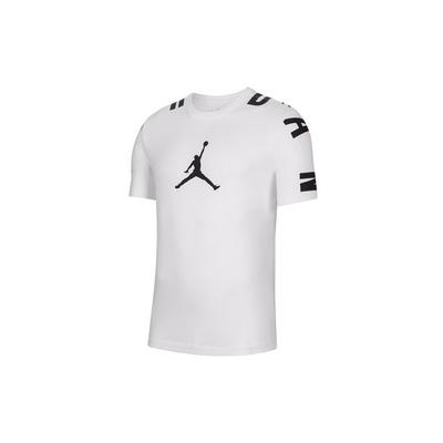 Casual Sports Crew Neck Pullover Short Sleeve T-Shirt Men Tops White CZ2490-100