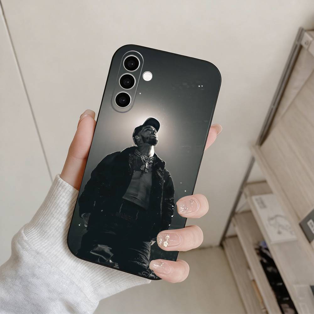 Anuel AA-Real Hasta La Muerte Handyhülle für Samsung Galaxy A73, A72, A71, A70, A53, A52, A51, Andere Weiche Schwarze Hülle
