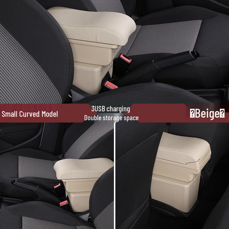Fits 2014-20 Honda Fit: Third Gen Sporty GK5 Center Armrest Box