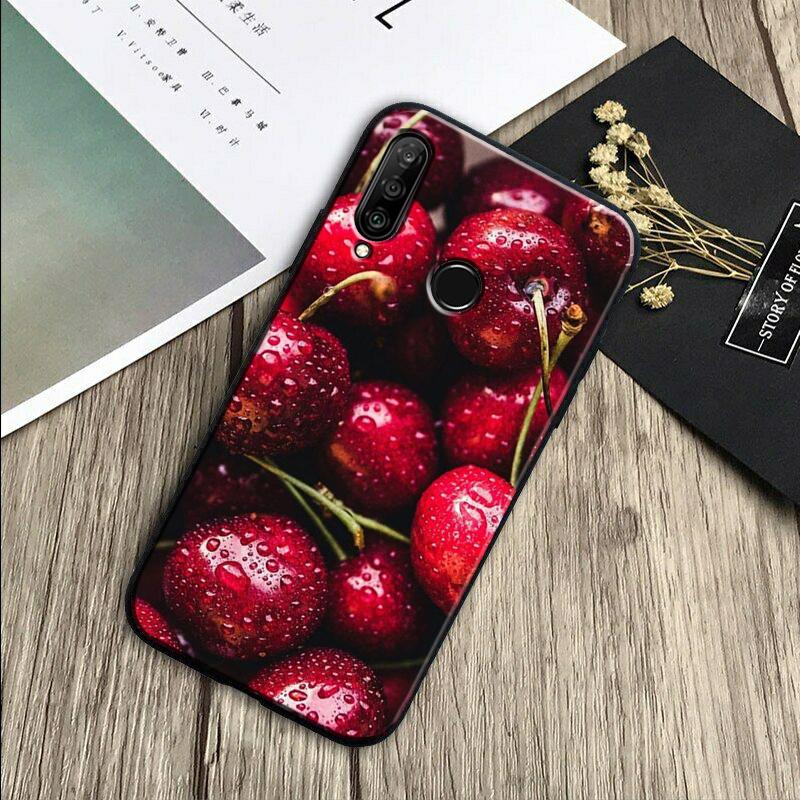 Food Fruit Red Cherry For Huawei Nova 7i 3i 8i 11 12i 10 9 SE Y60 Y61 Y70 Y72 Y73 Y90 Y91 P20 P30 Pro P40 Lite Case