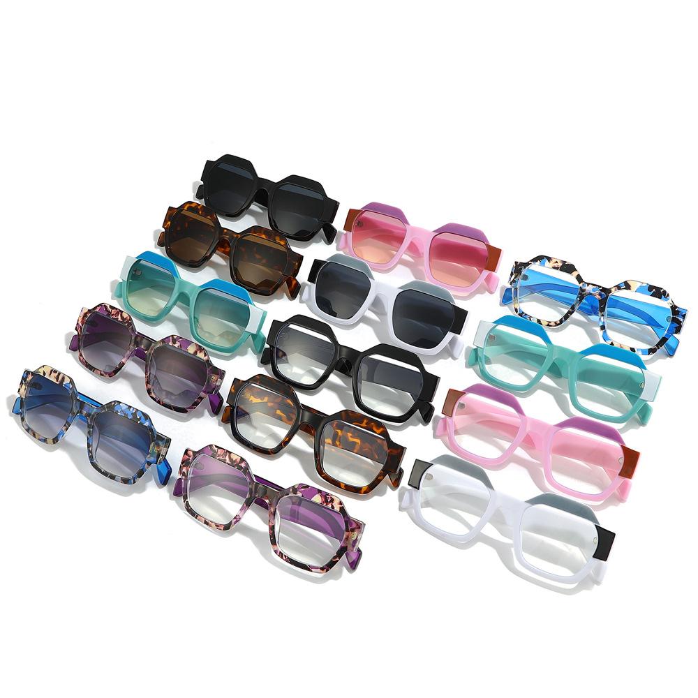 Sunglasses Trendy Street Shot Sunglasses Personalized Polygonal Sunglasses Women