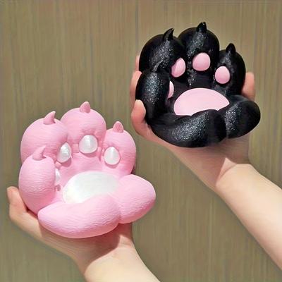 Cute Cat Paw Phone Holder PP Hard Plastic Tablet Stand Desktop Decoration 3D Printing Lazy Support Stand Home Desktop Decoration