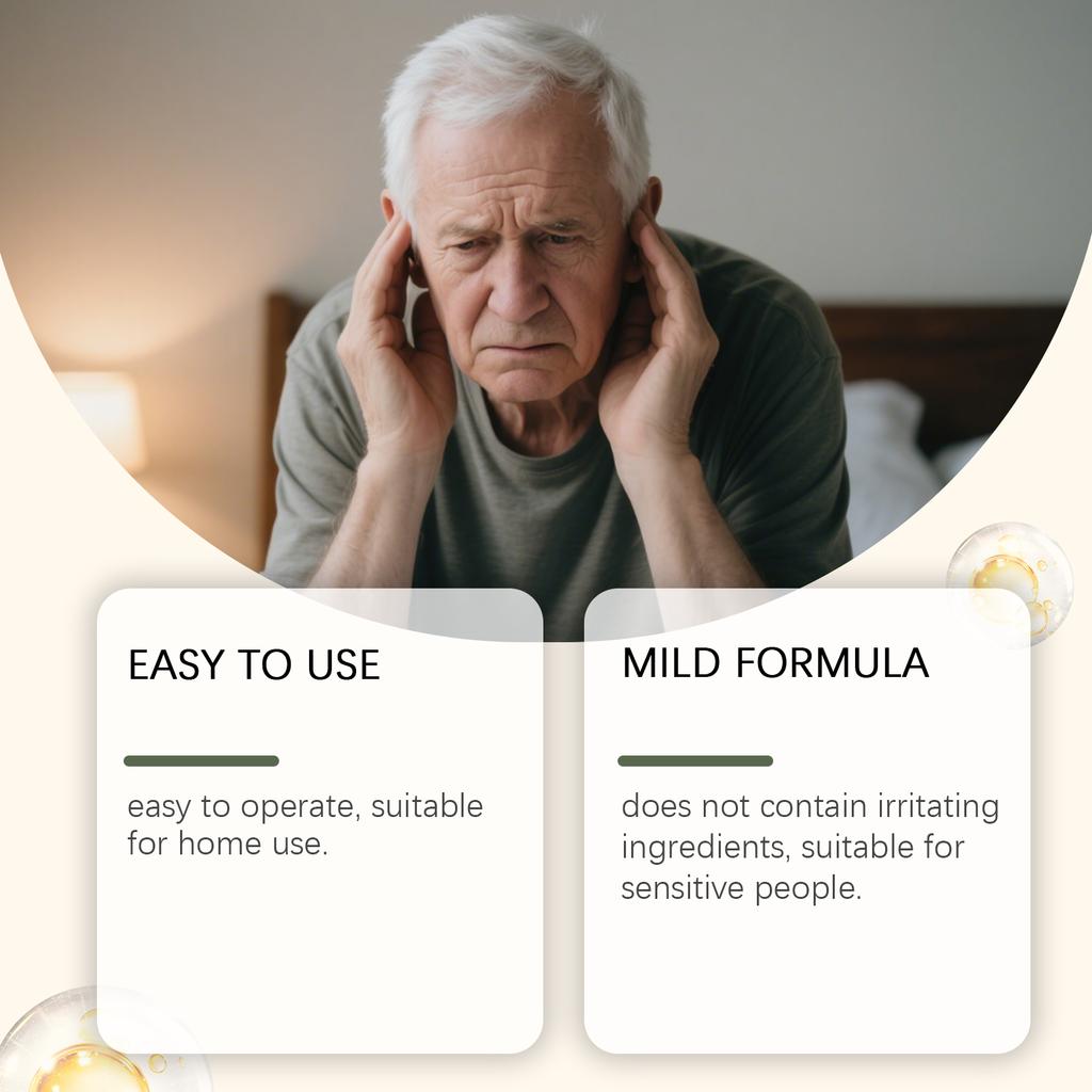 Ear care drops Daily gentle and soft comfort care ear drops for quiet care