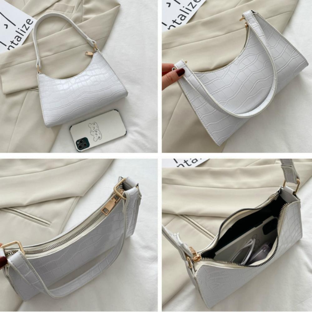 Fashion Women's Bag Retro Casual Women Totes Shoulder Bags Female Leather Solid Color Chain Handbags For Women