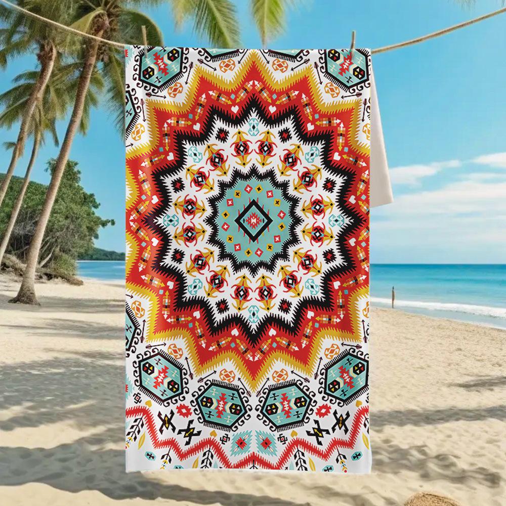 New, Double-sided Velvet Beach Towel, Support Surf Towel, Sports Towel.