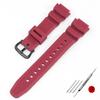 Accessori per cinturino da polso adatti per Casio Watch W-218h / F-108 AE1200 / 1000 / 1300 cinturino da polso in resina silicone 18mm