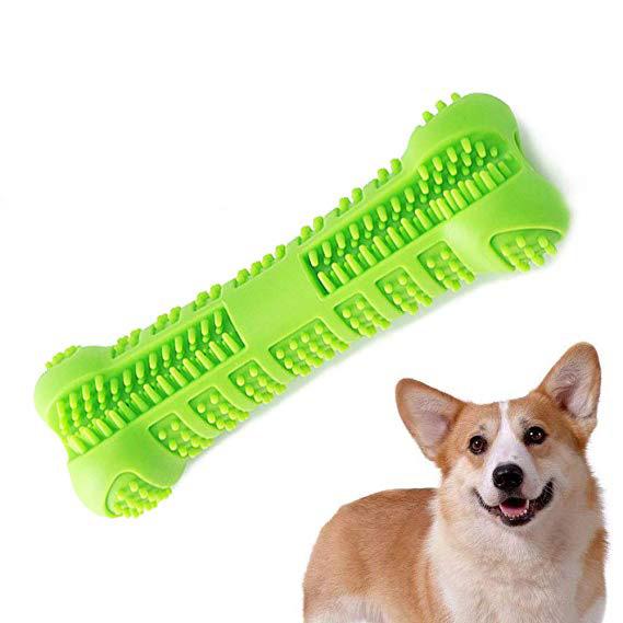 Soft Rubber Dog Toothbrushes Puppy Toys Dog Brush Stick 360 Degree Teeth Cleaning Toothpaste for Small Dogs Pet Toothbrush