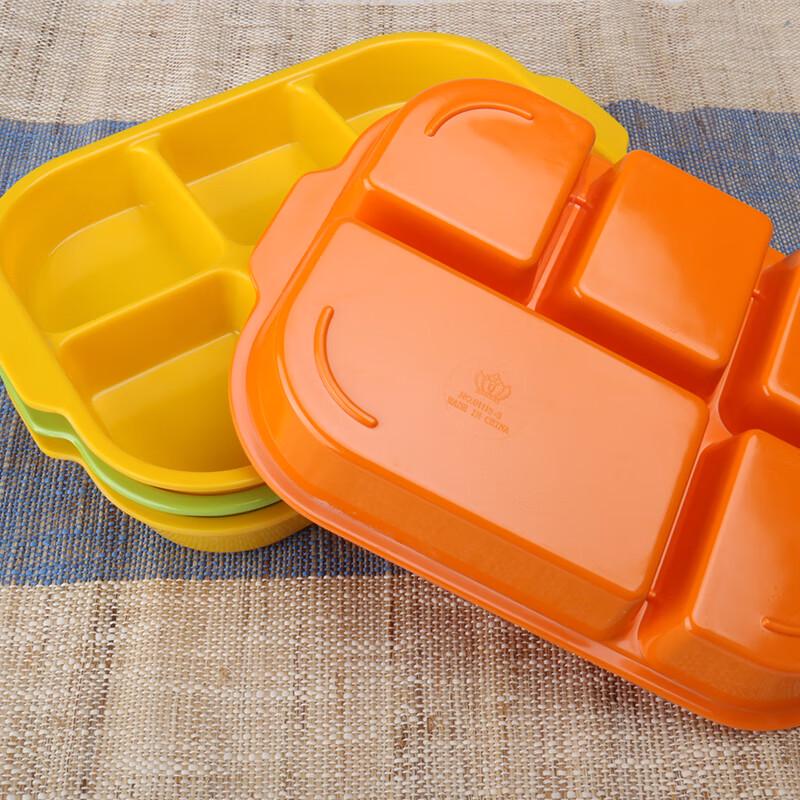 Huibao A5 Melamine 4-Compartment Meal Tray
