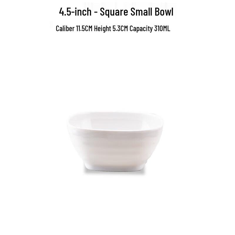 Melamine Square Soup Noodle Bowl