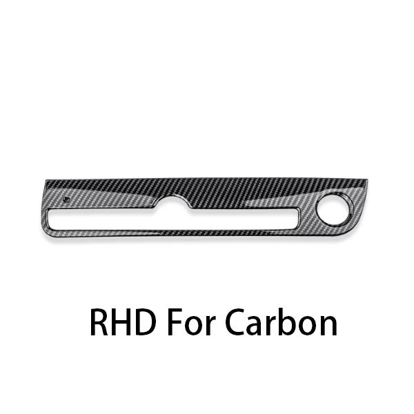 LHD/RHD For Hyundai Elantra CN7/CN7 N Car Tuning Carbon Fiber One Click Start Frame Cover Trim Accessories