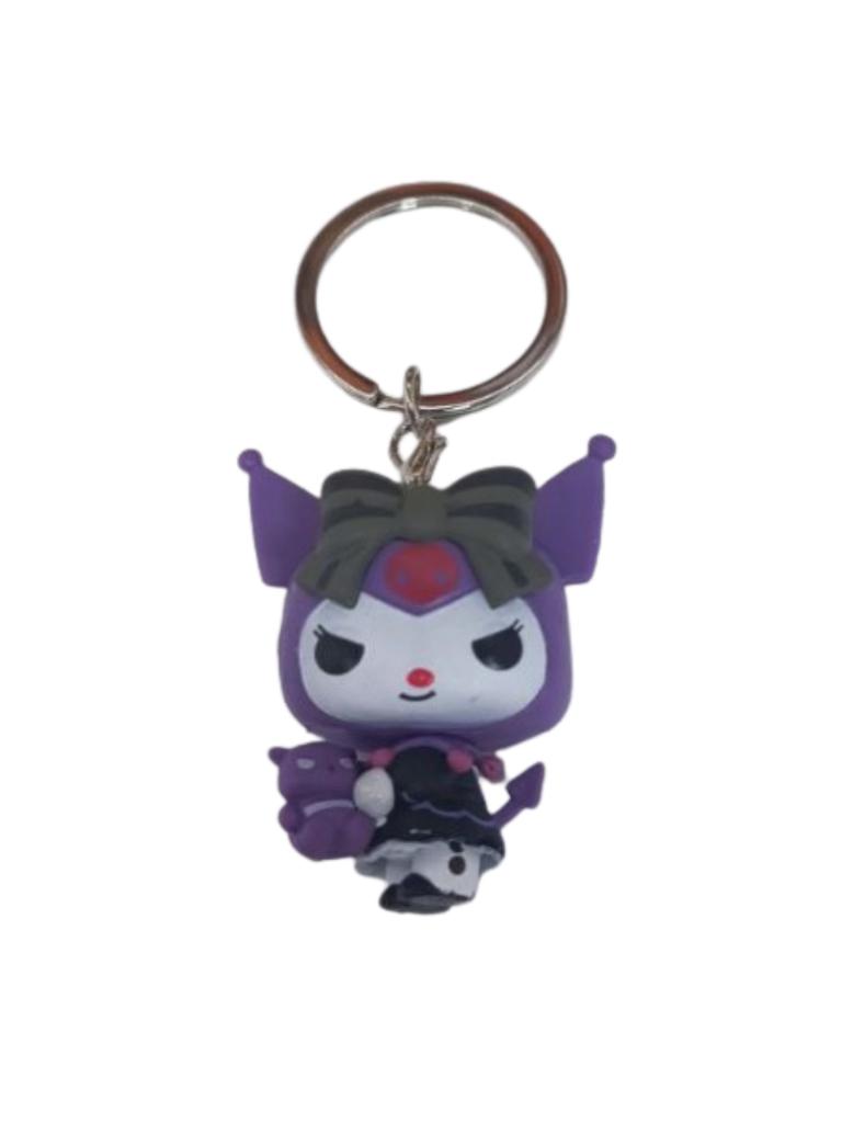 Брелок Куроми Санрио Kuromi Pop фигурка игрушка для ключей, рюкзака, сумки 4 см
