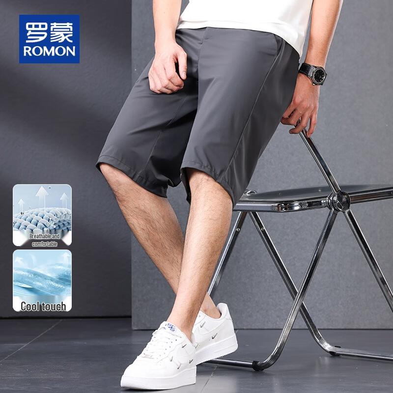 ROMON Men's Breathable Casual Work Shorts