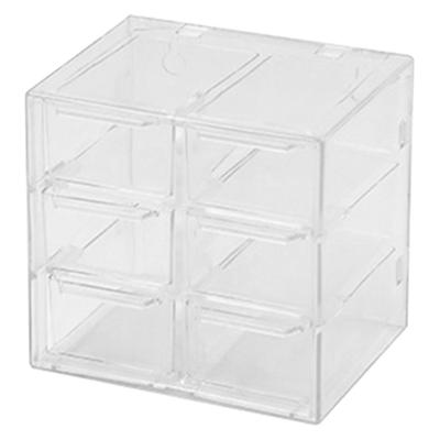 Grid Storage Box Dustproof Transparent Plastic Container Organizer for Jewelry Necklace DIY Art