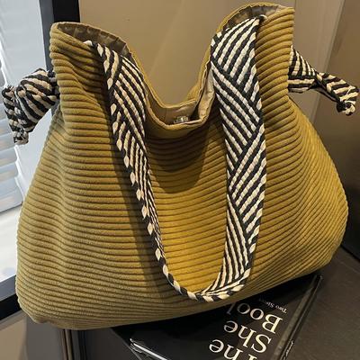 Nuova borsa a tracolla morbida e larga in tessuto di velluto, alla moda, per il tempo libero, modelli di borsa preferiti