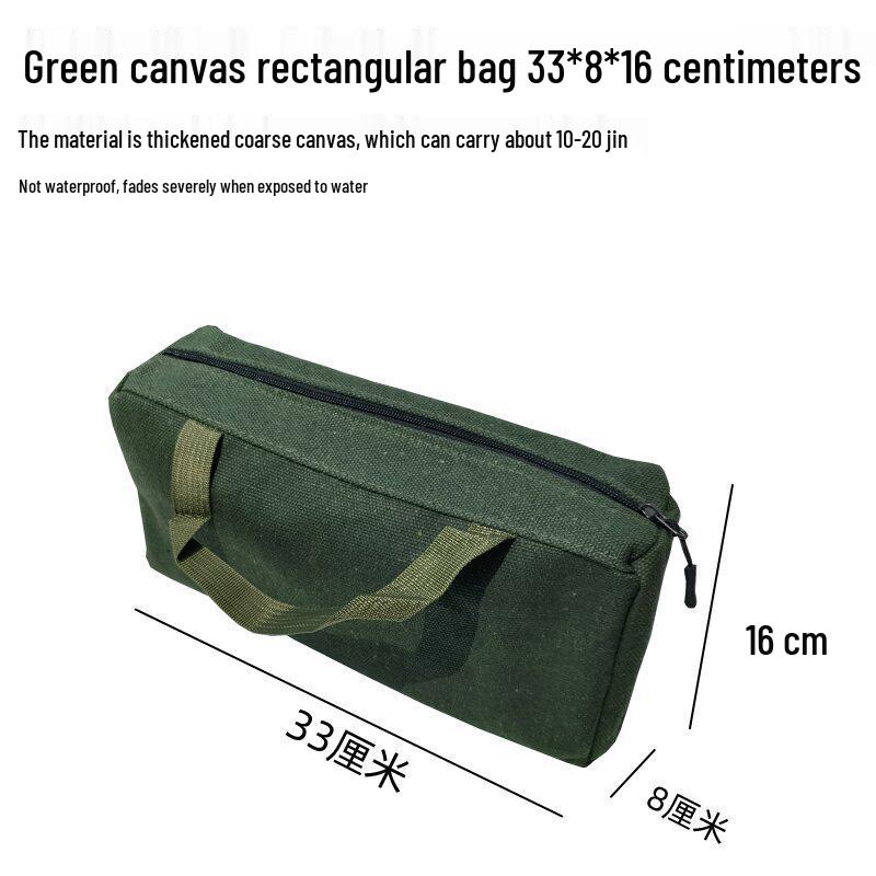 Large Capacity Multifunctional Thickened Canvas Tool Bag