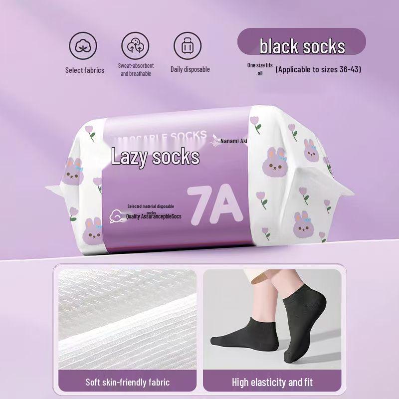 Unisex Disposable Thin Boat Socks for Travel, Outdoor, and Daily Use - Summer Edition