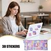Scrapbook Sticker Cartoon-Themed EVA Sticker Scrapbooking Decal for Water Cups Laptops Wall Guitars Suitcases Luggage Notebook