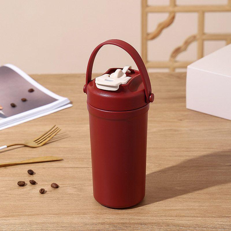 Large-Capacity Thermos Cup for Women, Good-Looking Ice Cup, Portable Car Coffee Cup, Outdoor Sports Water Bottle, Tea Cup