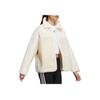 Adidas Originals Three Stripes Color Block Long Sleeve Polo Jacket Women Jacket Off-White HK2071
