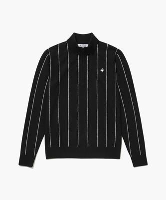 LECOQ GOLF Men'S Striped Half-Zip Sweater _Blck Gq321Mkp93