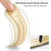Silicone Loafers Heel Stickers Anti-heel Cutting Self-adhesive Anti-wear Half-size Pad for Big Change Small Adjustment Size