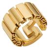 Versace Hollow Greca Pattern Ring Women's Bright 31494693 10233811A006203J000-bright gold 17