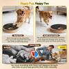Wooden Dog Scratch Board Rotating Treat Puzzle Toy Slow Feeder Food Dispenser Nail File Paw Grinder Training Game Pet Supplies