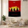 Red Dead Redemption Pattern Home Decor Tapestry, Wall Hanging, Decorative RV Wall Cloth.SGT0917213
