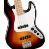 Squier by Fender Electric Bass Affinity Series™ Jazz Bass®, Maple Fingerboard, White Pickguard, 3...