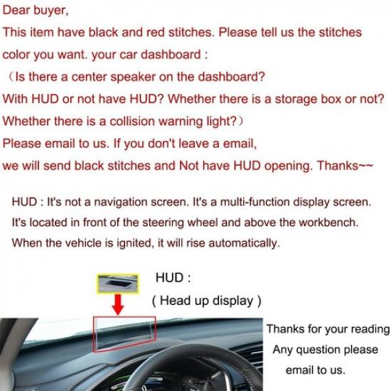 Leather Car Dashboard Cover Dash Pretector Mat compatible for Acura RDX 2013-18