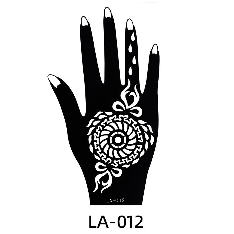 Hollow Tattoo Sticker Waterproof Indian Hannah Tattoo Template Hand Painted Diy Painted Hand Tattoo