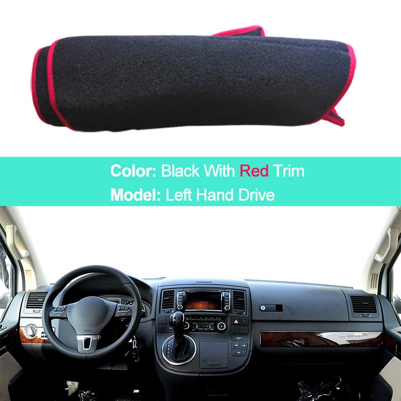 For Volkswagen VW Transporter T5 Caravell 2004-2015 Car Dashboard Cover Dash Mat Sunshade Carpet Interior Anti-UV Accessories