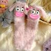 Plush Floor Stockings Women Cartoon Furry Plush Sock Kawaii Coral Fleece Socks  Girls