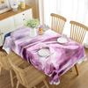 3D Flowers Rose Tree Tablecloth Watercolor Art Drawing Rectangle Table Cover for Living Room Dining Room Coffee Table Decor
