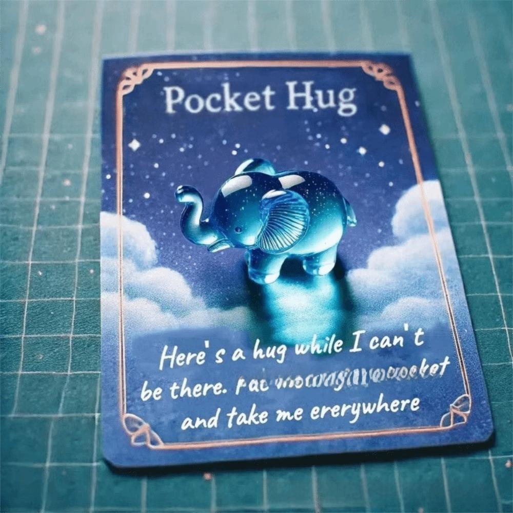 New With Card Animal Pocket Hug Gifts Cute Sentimental Inspirational Comfort Keepsake Encouragement Cute Pocket Hug For Adults