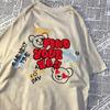 Find Your Way Good Day Cute Little Bear Mens Tshirts Hip Hop Oversize T-Shirt Fashion Summer Tops Casual Loose Couple T Shirts