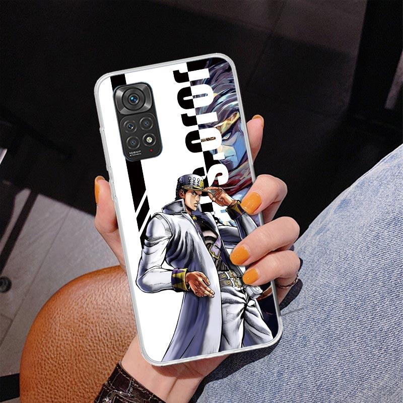 JoJo Bizarre Adventure Anime Phone Case For Xiaomi Redmi Note 15 14 13 12S 12 11 Pro Plus 14S 11S 11E 10 10S 11T 5G Personalized