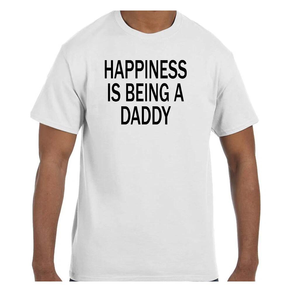 Funny Humor T shirt Happiness Is Being A Daddy Dad 2XL