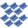 10Pcs Blue Clean Towel Square Soft Microfiber Towel Home Kitchen Cleaning Supplies