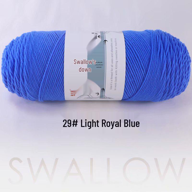 4 Liang Five-Strand Yarn: Cotton-Wool Medium-Thick Knitting Yarn for DIY Scarves and Shawls