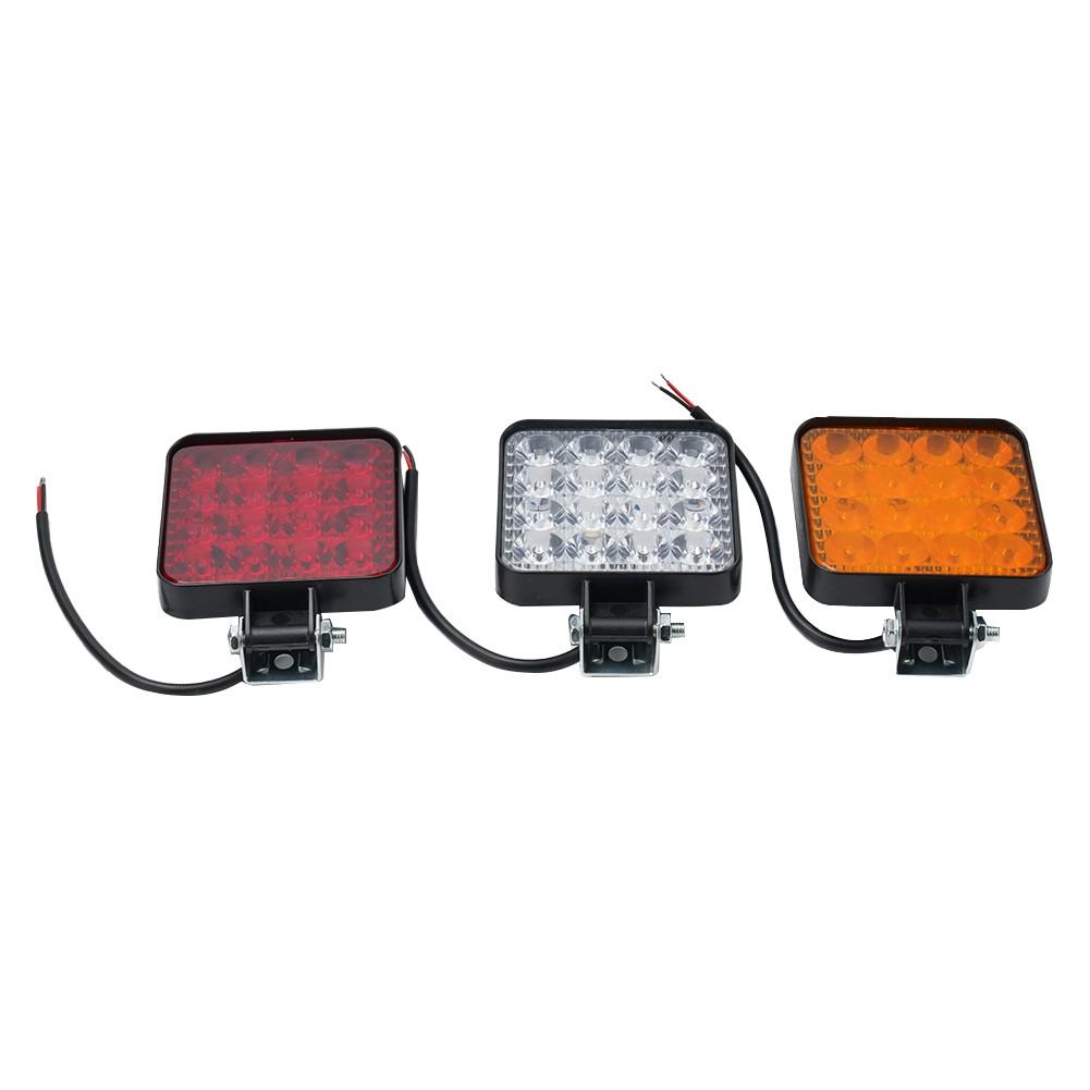

Рабочий фонарь водонепроницаемый 1шт 48w 16LED пылезащитный White