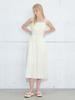 Etmont Slip Shirring Pocket Dress, Lemon