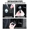 qsvmh6 Silicone Car Door Lock Cover Shock Absorber Accessories For Volvo XC90 V90 V60 XC60 V40 EC40 EX40 S80 S60 S90 C40 XC40 V70