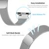 Watch Band for Apple Watch Series 11 10 42mm / 9 8 7 41mm / SE3 SE2 SE 6 5 4 40mm / 3 2 1 38mm Stainless Steel Milanese Magnetic Strap