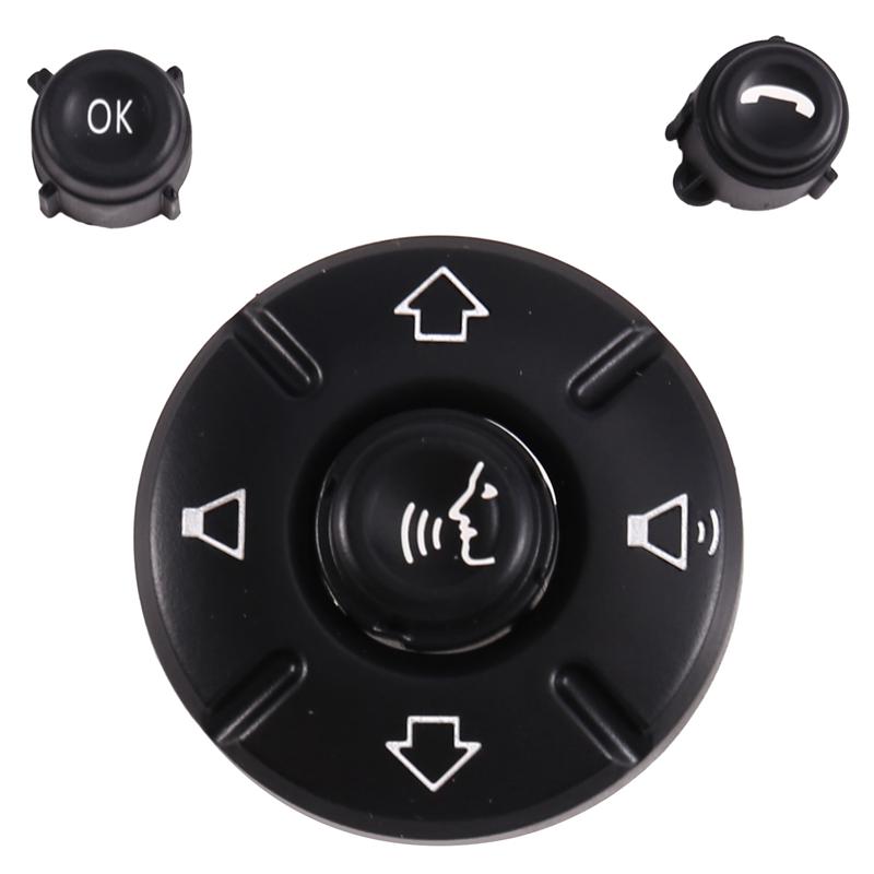 A16P-For MINI Cooper F60 F57 F56 F55 Steering Wheel Control Button Multifunction Lid 61319360507 61319360508 Car Accessories