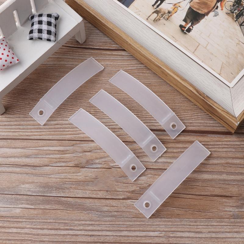 10 Pcs Non Slip Drawer Stops Clear PVC Plastic Dresser  Drawer Stoppers Drawer Bottom Repair Fixing Tool Durable