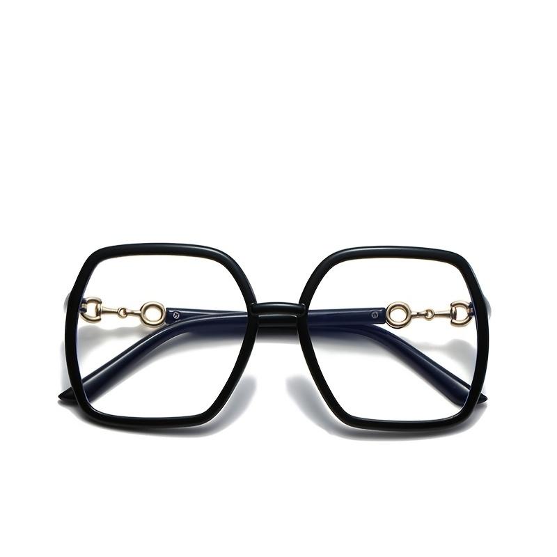 Übergroße Blaulichtblockierende Brille Brillengläser Computerbrillen Für Damen Unisex Entlasten Augen